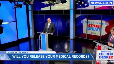 Debate: John Fetterman Refuses to Release his Medical Records