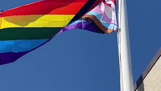 Treasonous: San Francisco Sheriff, Police, & Fire Depts salute pride flag while dressed in uniform