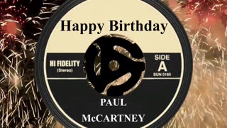 HAPPY BIRTHDAY PAUL McCARTNEY (THE BEATLES)