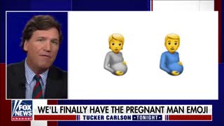 HILARIOUS: Tucker Carlson mocks recently unveiled pregnant man emoji