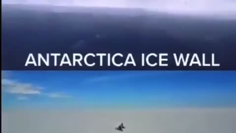 UAV Video Footage of the Ice-Wall of Antarctica