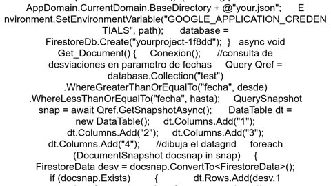 Can39t connect Firebase Cloud Firestore from C NET Core app