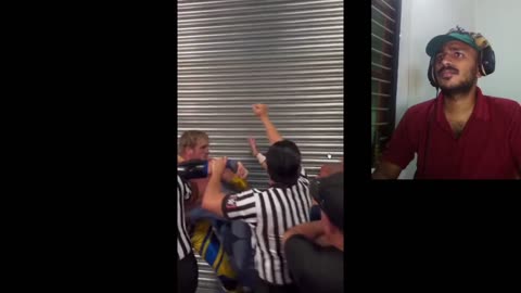 Logan Paul Kicks Ricochet ASS Reaction video by JJ