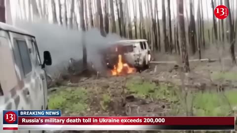 Russia's military death toll in Ukraine exceeds 200,000