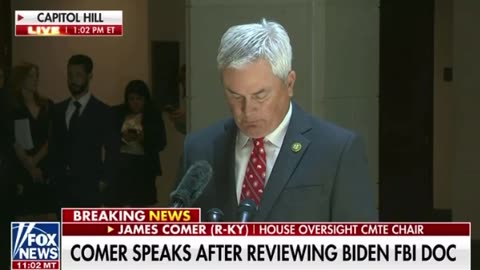 James Comer: House Oversight Committee to hold FBI contempt of Congress hearings this Thursday