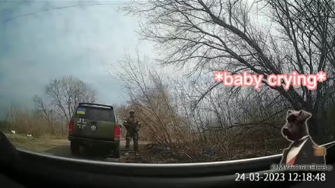 Look how these Ukrainian soldiers treat this lady and her little baby - Russia = DENAZIFICATION