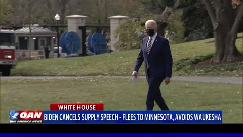 Biden cancels supply speech, flees to Minn., avoids Waukesha