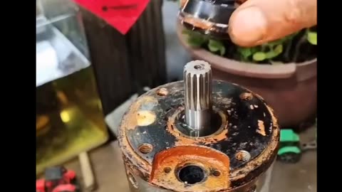 Water pump motor repairing