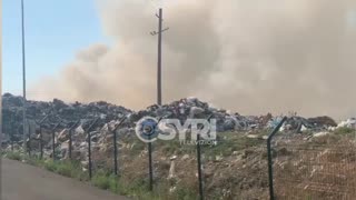 VIDEO/ I vihet zjarri grumbullimit të mbetjeve në Vlorë