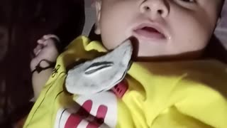 Short video of cute baby