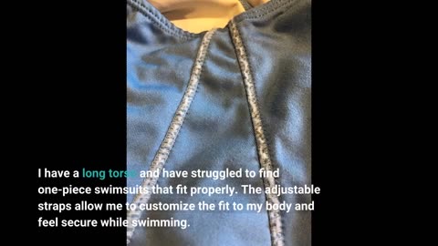 Real Feedback: BALEAF Women's Athletic Training Adjustable Strap One Piece Swimsuit