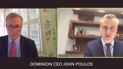 FRAUD. Dominion CEO/President John Poulos commits perjury