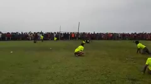 Football competition for the disabled