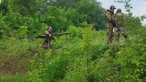 Combat footage of Russians striking Ukraine Stronghold