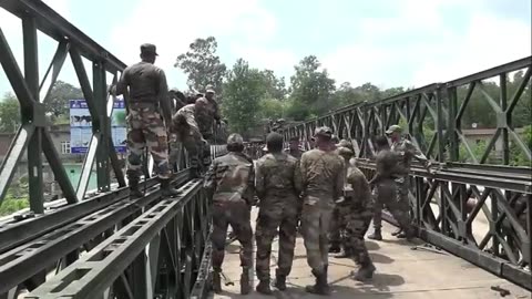 Indian army udhampur bridge 🌉 making