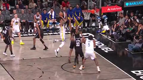 NO PASSING ZONE! Claxton DOMINATES PAINT with MONSTER BLOCKS! Warriors vs Nets