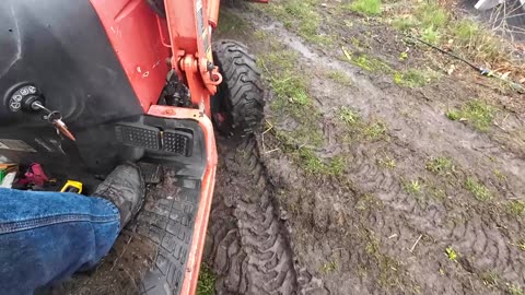 Farm Chores in the Mud