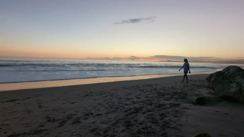 Tranquil Beach Sunset