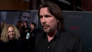 Christian Bale premieres Netflix murder mystery in L.A.