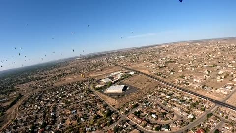 Albuquerque time lapse in the air