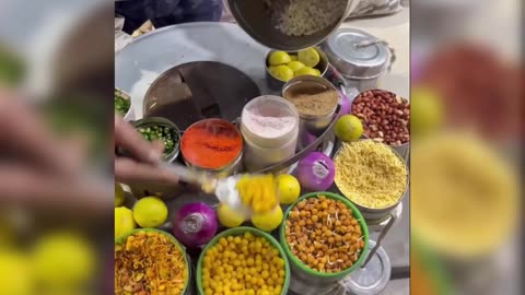 Uncle ji selling jhalmuri in Delhi,# Street food #