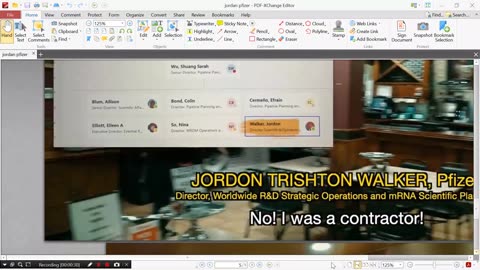 Proof- Jordan Walker = a Pfizer Employee