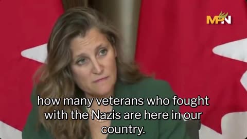 WATCH CHRYSTIA FREELAND TAP DANCE AROUND NAZI QUESTION