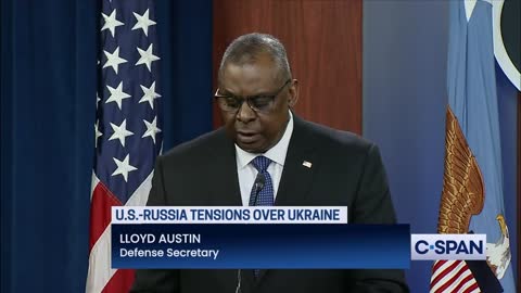 Secretary of Defense Lloyd Austin says Russian state media is "not fooling us"