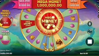Mega Money Wheel - $1 Million Jackpot - 1 Free Spin - No Deposit Casino Bonus Canada
