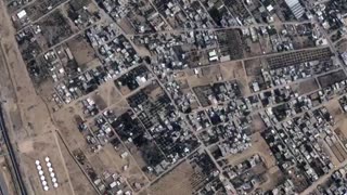 Eastern Rafah before and after the IDF 5-22-2024