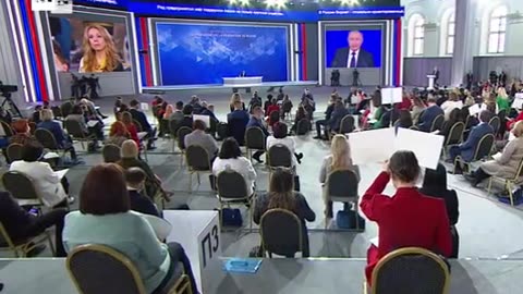 Große Pressekonferenz mit Wladimir Putin -Teil 1 -2021