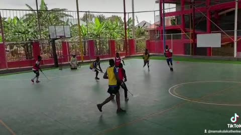 Floorball training