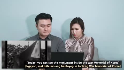Korean Reaction video of the fighting filipinos during korean war