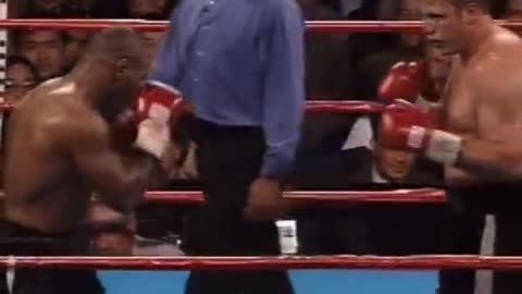 Mike Tyson with a brutal knockout.