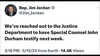 Jim Jordan - Durham Next Week