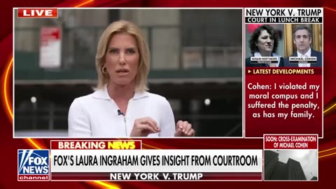 Laura Ingraham predicts Michael Cohen cross examination will be 'BRUTAL'