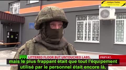 Les reporters de RT à la Centrale de Tchernobyl