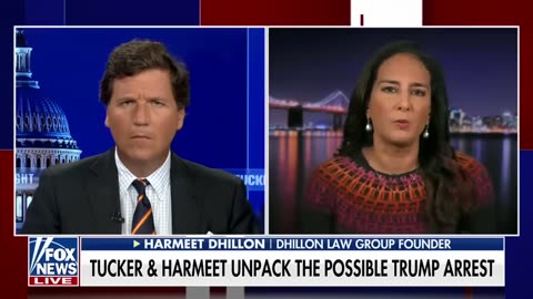 Harmeet Dhillon tells Tucker Alvin Bragg's case against Trump is 'election interference'