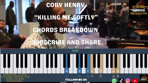 Cory henry (Killing me softly) Chords Breakdown