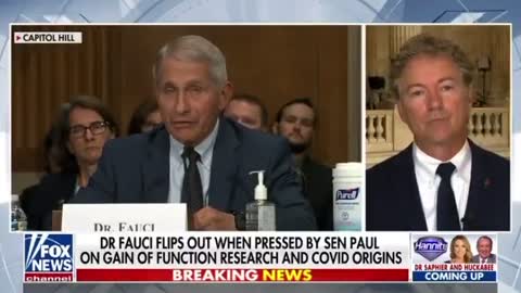 Rand Paul to Request Criminal Referral for Dr. Fauci From DOJ