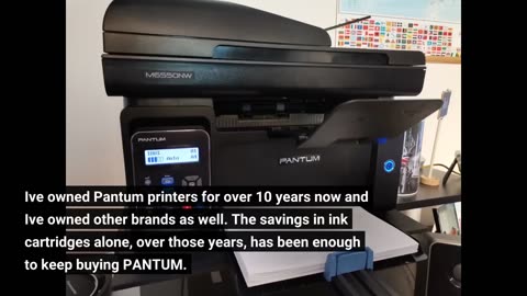 Pantum M6552NW Monochrome Laser Multifunction #Printer with Wireless-Overview