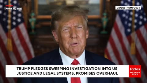 BREAKING NEWS: Trump Pledges Massive Overhaul Of Justice System, Investigation Into 'Marxist' Forces