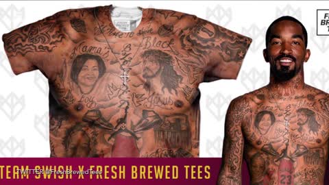 J.R. Smith Tatted-Torso Tee Flying Off The Shelf