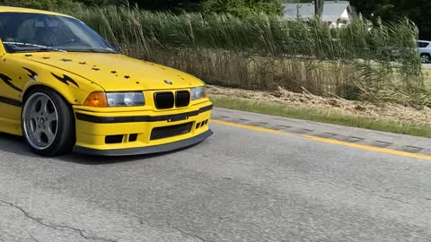 Bmw E36 Drift Car Fly By!