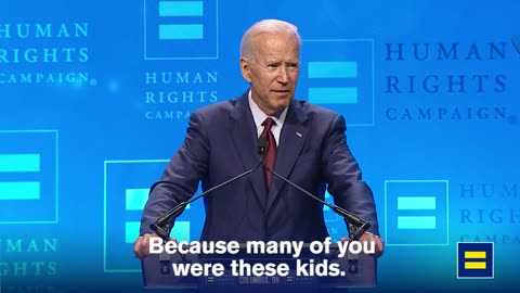 Quando PEDO JOE Biden🏳️‍🌈 disse sui giovani LGBTQ a giugno 2019: "Sono tutti nostri figli".Biden è per la piena uguaglianza per gli americani LGBTQ.NEL REGNO SANTO DI DIO quindi NO LGBTQIA+,SODOMITI,ZOOFILI,STREGHE