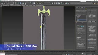 Sword Model 3DS Max Part 1