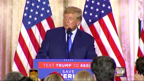 Trump Speaks to Supporters on Election Night