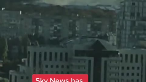 Sky News has verified this as showing Ukraine's capital city,