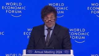 Javier Milei speech in Davos