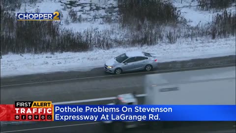 Pothole problems plague Stevenson Expressway